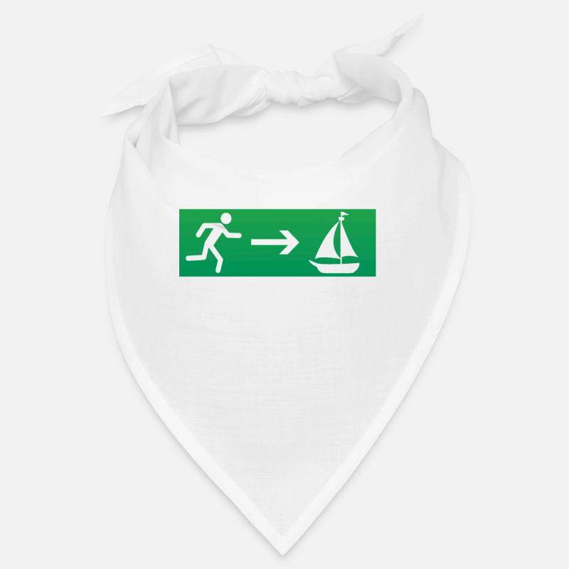 Emergency exit sailing sailboat Bandana