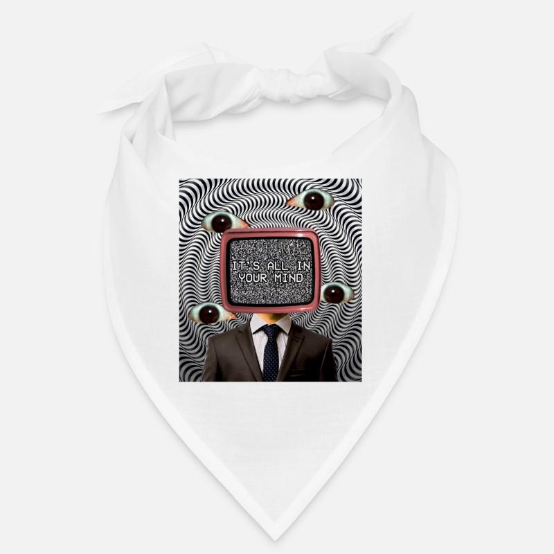 Weirdcore Esthétique Weird Eyes Illusion d’optique Bandana