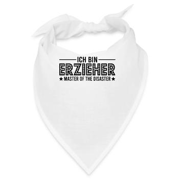 cooler Erzieher Spruch - Bandana - Weiß - Vorne