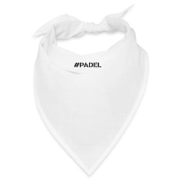 Padel Tennis - #Padel - Bandana - Weiß - Vorne