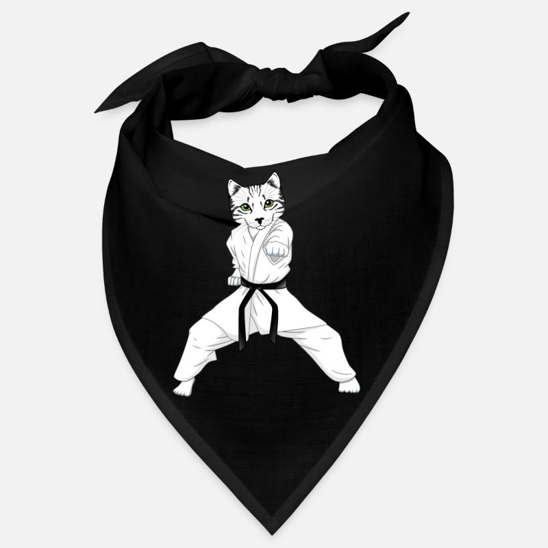 Chat Karaté Art Martial Taekwondo Bandana