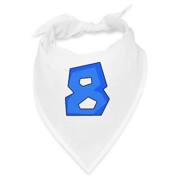 8 - Bandana - Weiß - Vorne