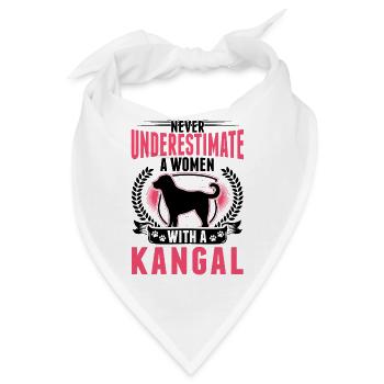 Kangal Frau Anatolischer Hirtenhund Kangal - Bandana - Weiß - Vorne