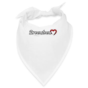 Dreamteam Traumpaar - Bandana - Weiß - Vorne