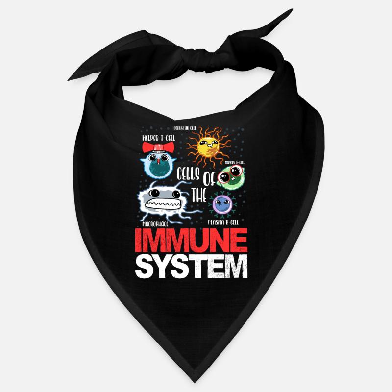 Cellules du système immunitaire Biologie Science Nerd Bandana