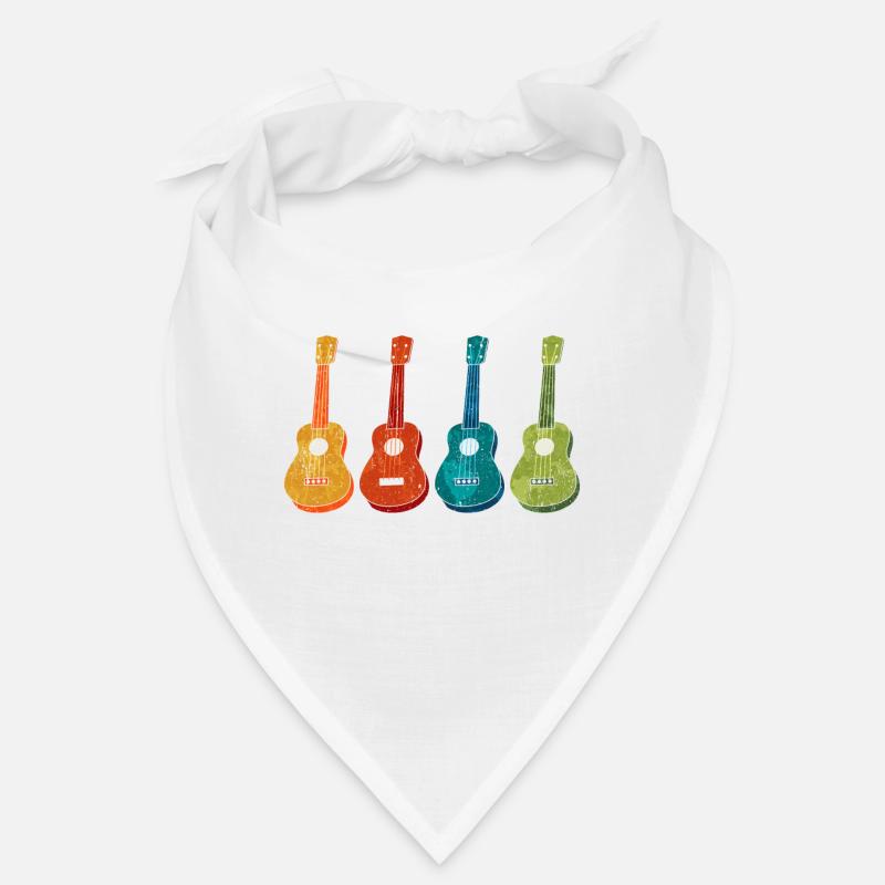 Ukulelen Vitage - Bandana - Weiß