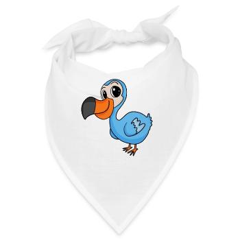 Dodo Dodos Ausgestorbener Vogel Geschenk - Bandana - Weiß - Vorne