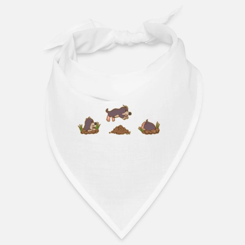 Maulwurf Springen Bandana
