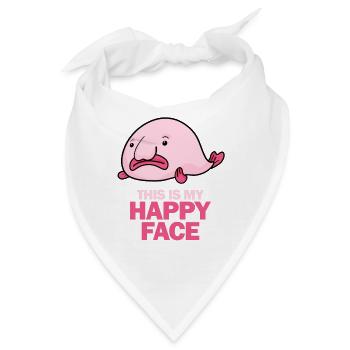 Blobfisch - Bandana - Weiß - Vorne