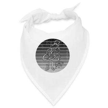 Schornsteinfeger Geschenk Kaminkehrer Essenkehrer - Bandana - Weiß - Vorne