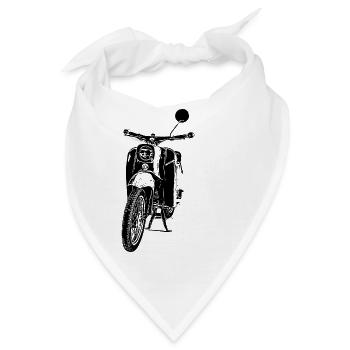 Schwalbe Moped - Bandana - Weiß - Vorne