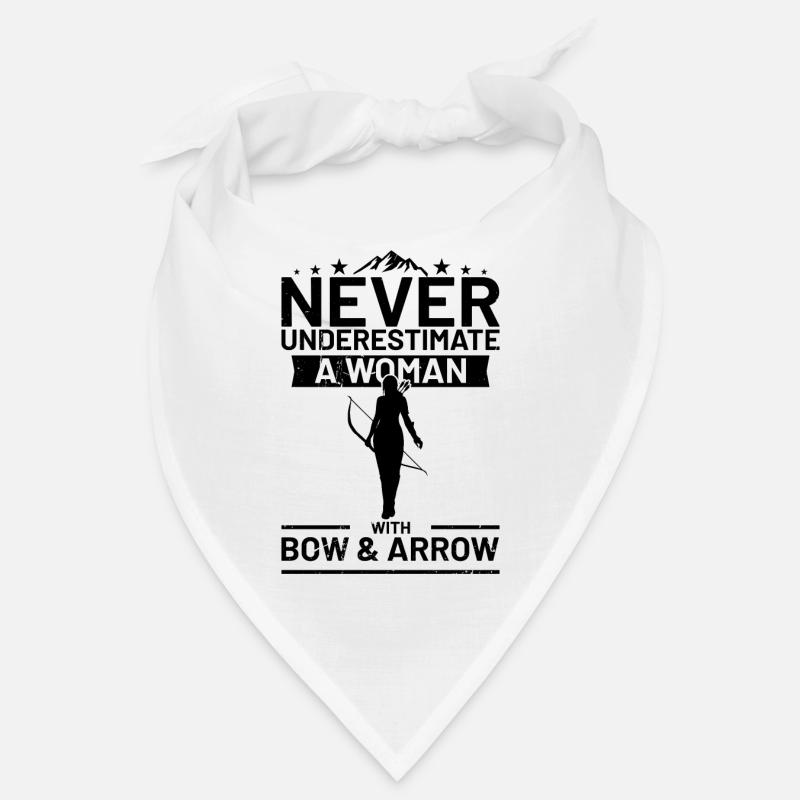 Never underestimate a woman with bow and arrow Bog Bandana