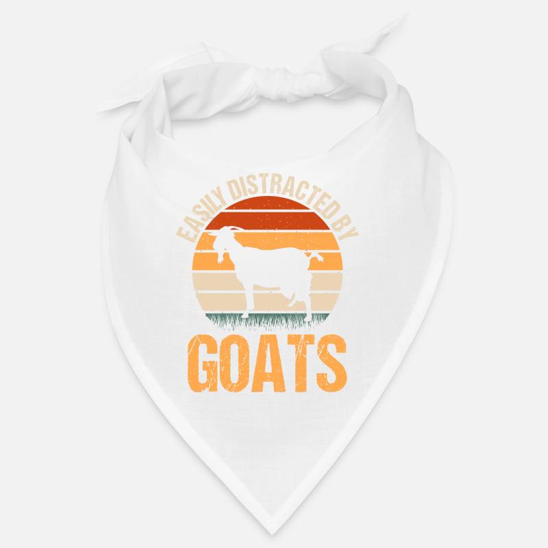 Easily Distracted By Goats Bandana