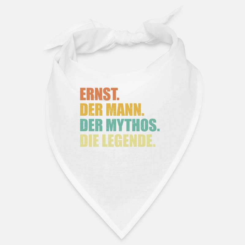 Ernst Name Mythos Legende Spruch Geschenk Bandana