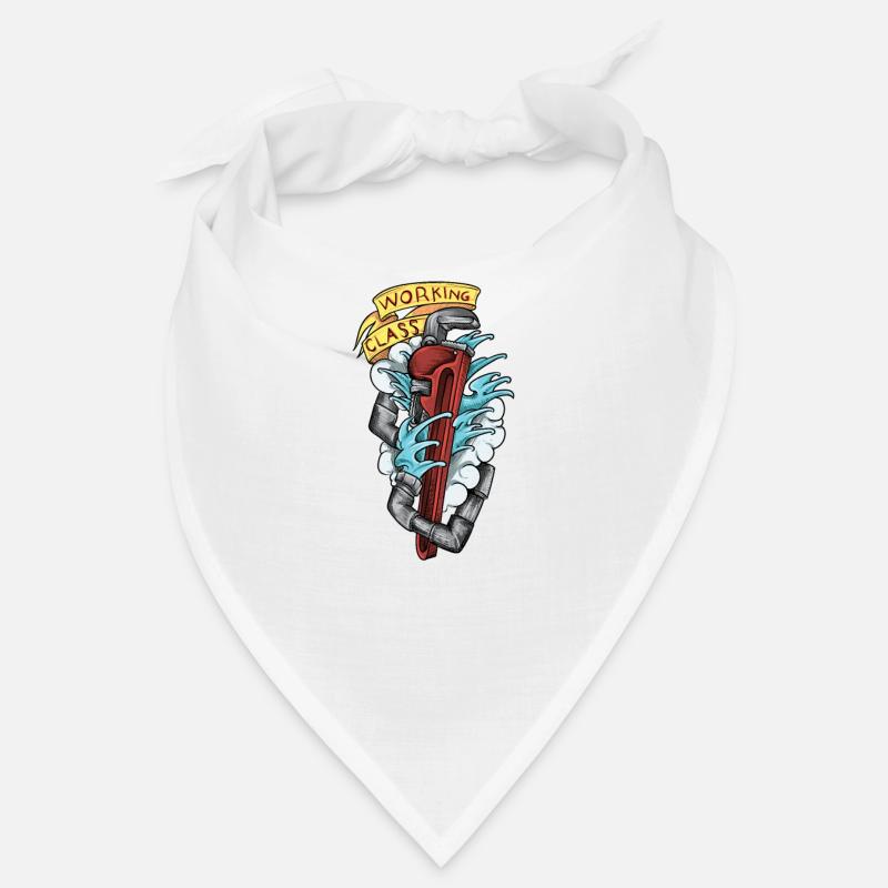 Plumber I guild heating engineer motif for plumber Bandana