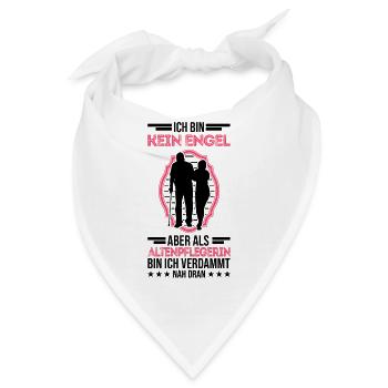 Altenpflege Engel Altenpflegerin Altenheim - Bandana - Weiß - Vorne