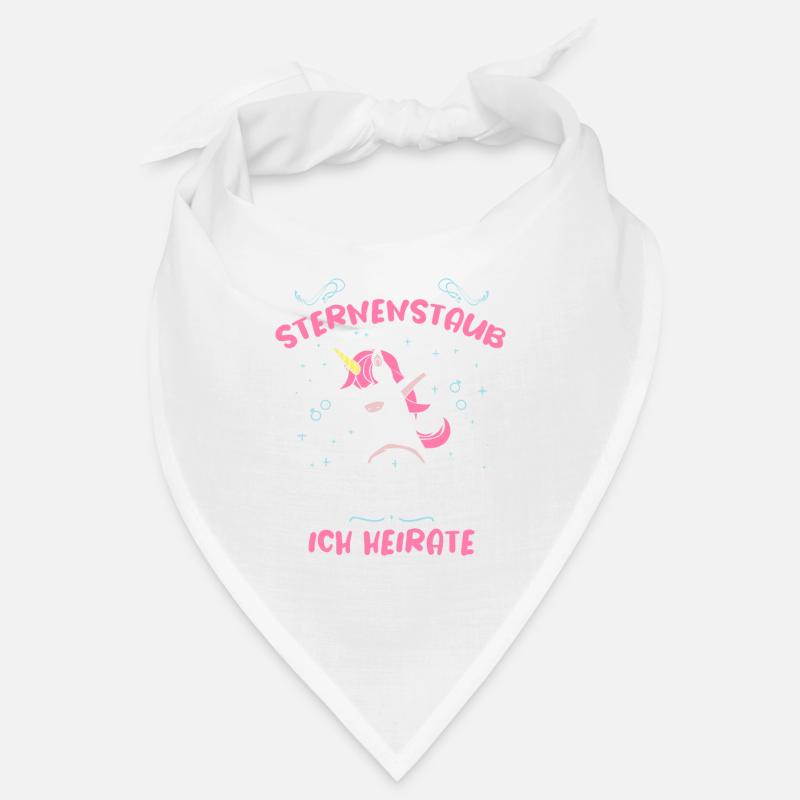Fresst Sternenstaub Ich Heirate Dabbing Einhorn Bandana