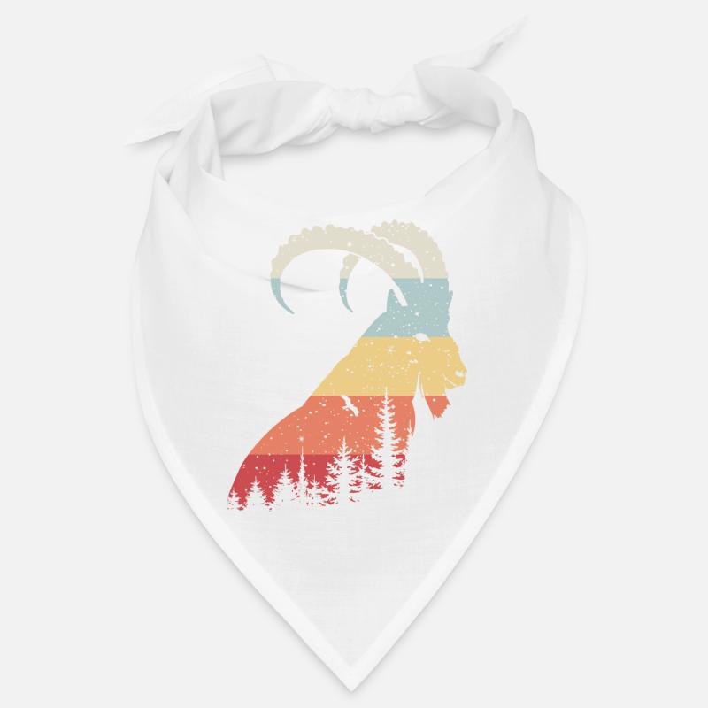 Steinbock - Bandana - Weiß