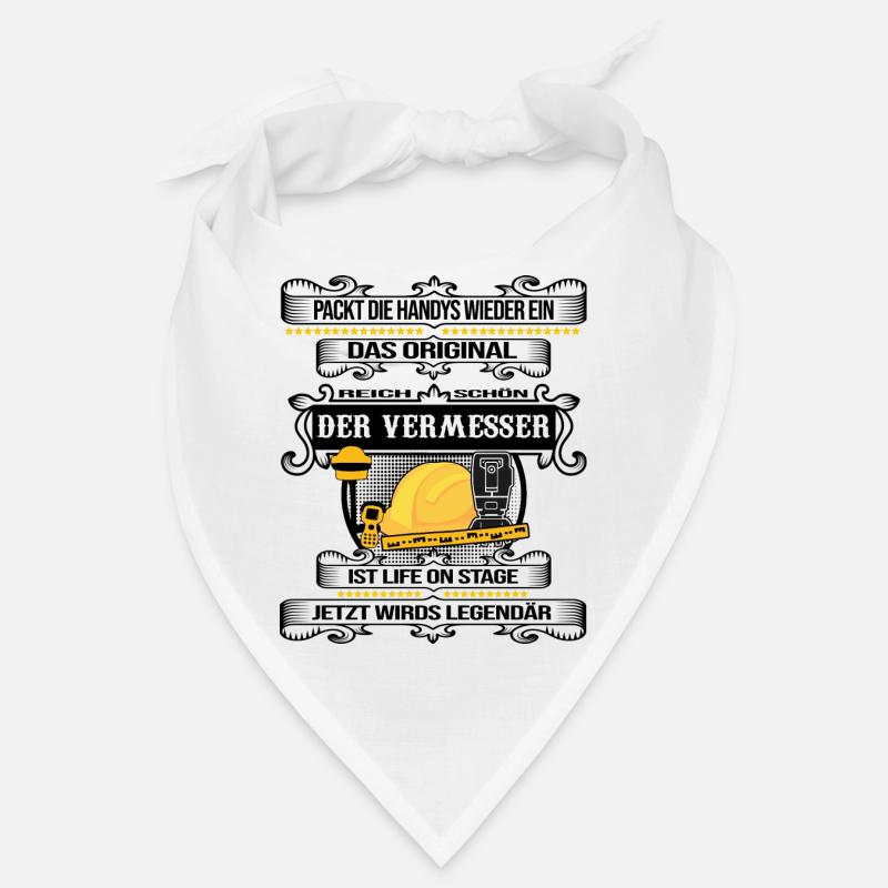 vermesser beruf vermessungstechniker messlatte Bandana