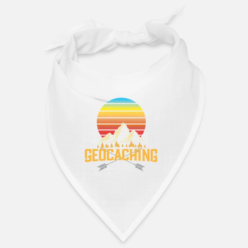 I'm not lost i'm Geocaching | Geocaching - Bandana - white