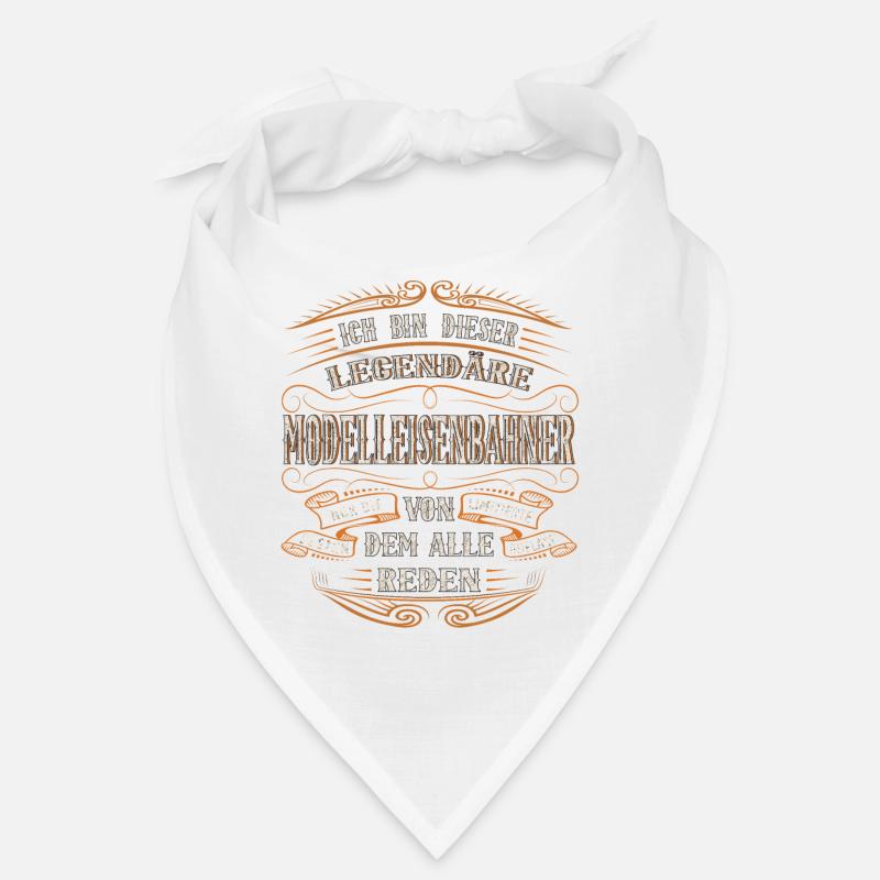 modelleisenbahner Ich bin dieser legendäre - Bandana - Weiß