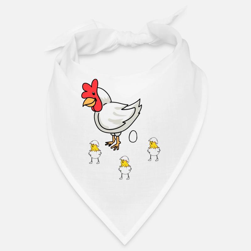Poultry Poultry Chicken Hen Eggs Easter Children Bandana