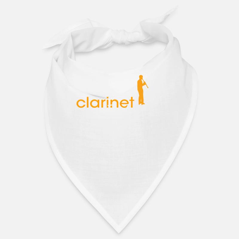 ÉVOLUTION DE LA CLARINETTE - Bandana - blanc