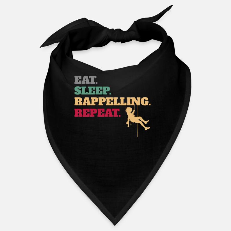 Eat Sleep Rappelling Repeat Bandana