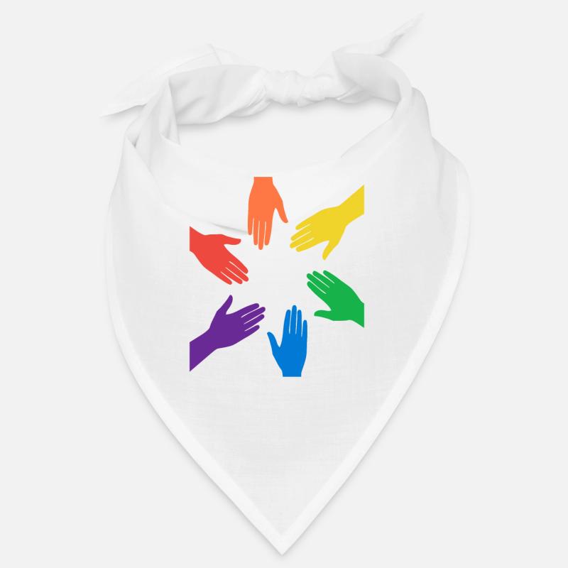Rainbow - Bandana - white