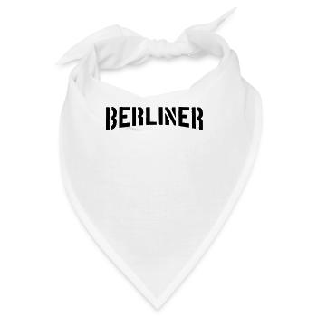 Berlin Berliner - Bandana - Weiß - Vorne