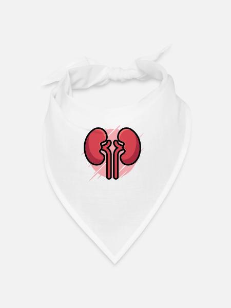 Transplantation rénale Maladie rénale du donneur de rein - Bandana - blanc