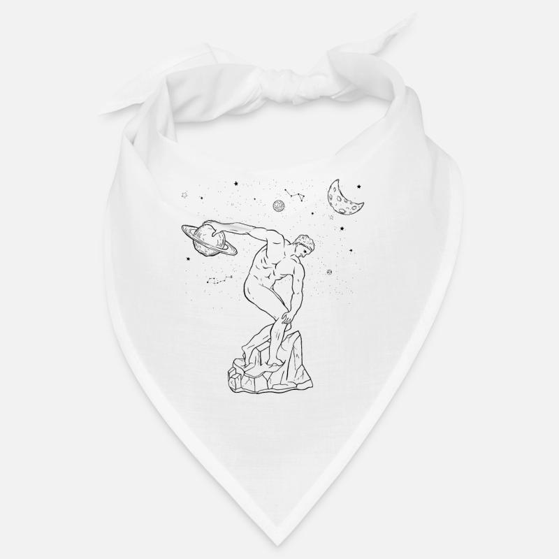 Discobolus esthétique céleste par Myron Planet Bandana