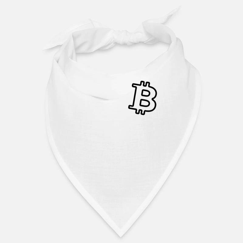 bitcoin - Bandana - Weiß
