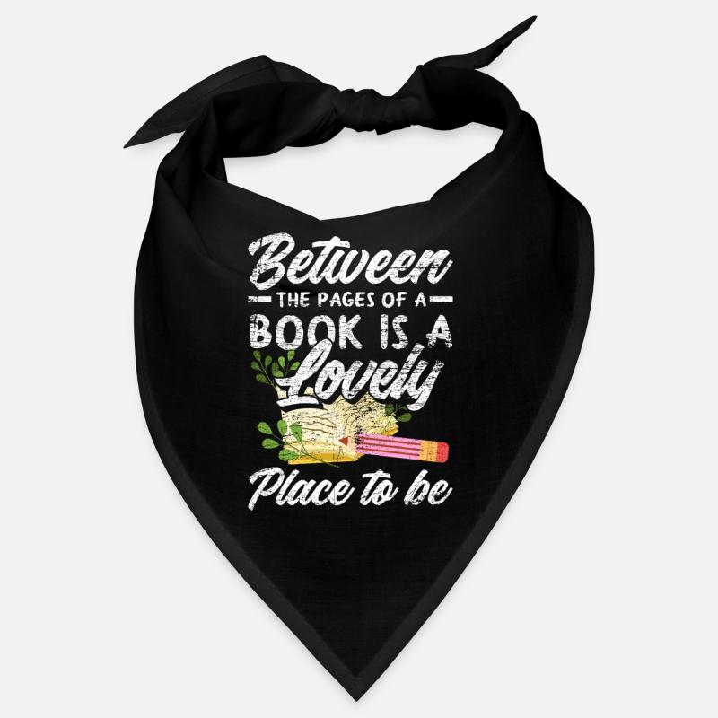 Book Saying Library Bandana