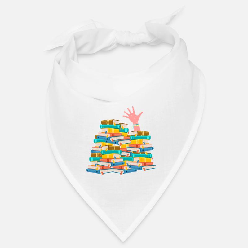 Bücher - Bandana - Weiß