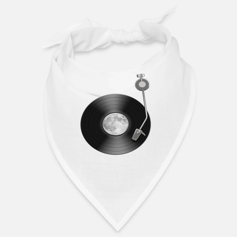 Moon Full Moon Record Space Bandana