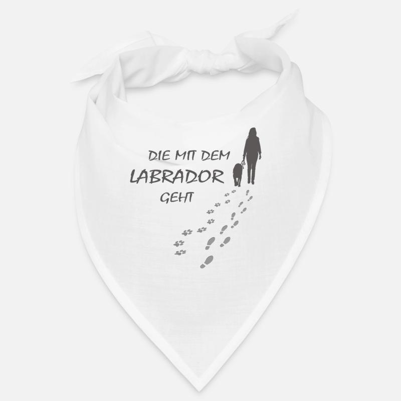 Die mit dem Labrador geht, Hundepfoten Labbi Gassi Bandana