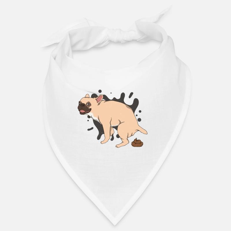 FRENCHIE caca des tas de caca Bandana
