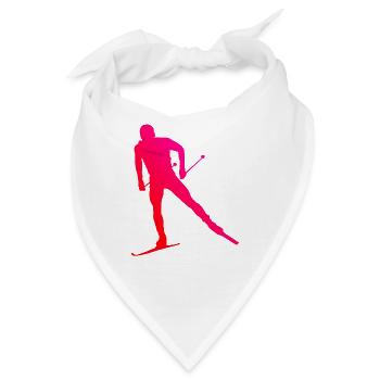 Langlauf Klassisch Herren Langlauf Damen Langlauf - Bandana - Weiß - Vorne
