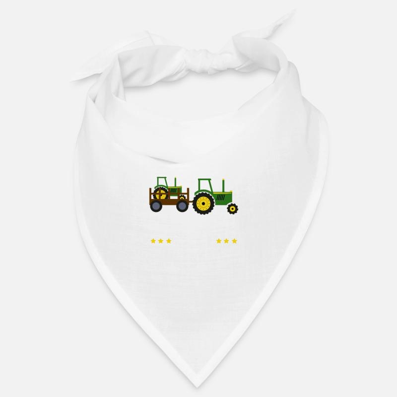 Großer Bruder 2023 Traktor - Bandana - Weiß