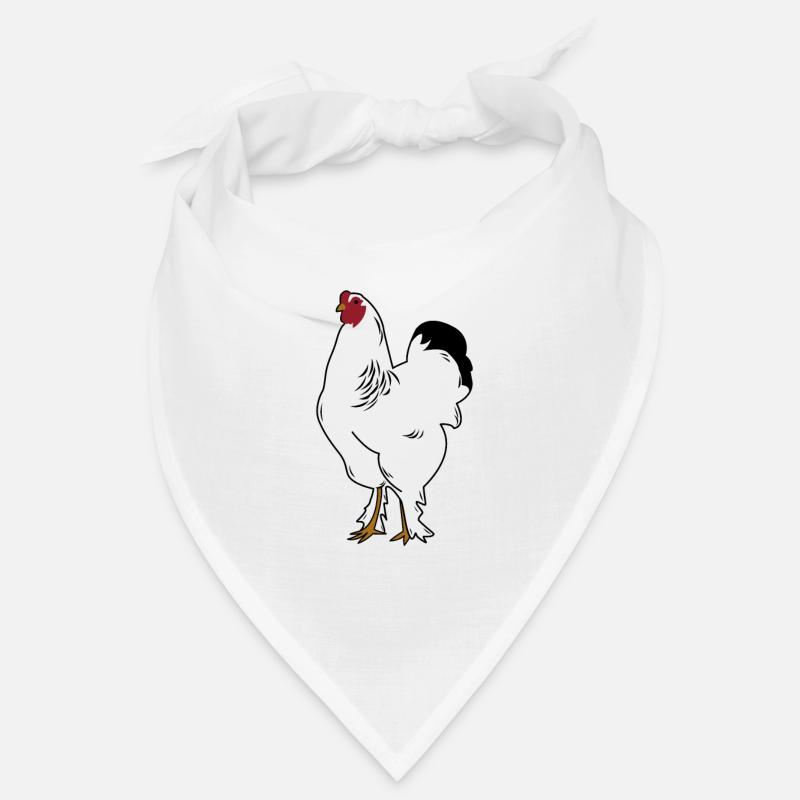 Brahma Rooster Chicken Funny Farmer Chicken Bandana