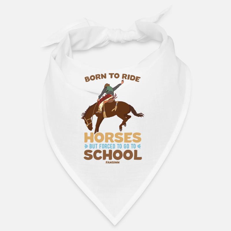Né pour monter à cheval mais forcé d’aller à l’école Bandana