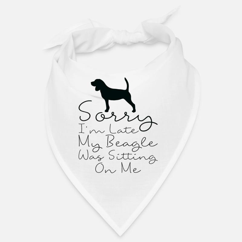 Ich Bin Spät Dran, Mein Beagle Sitzt Auf Mir Bandana