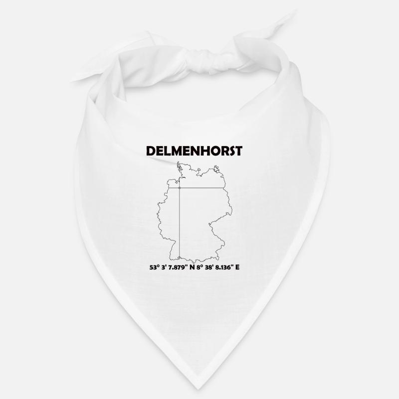 Delmenhorst Map Bandana