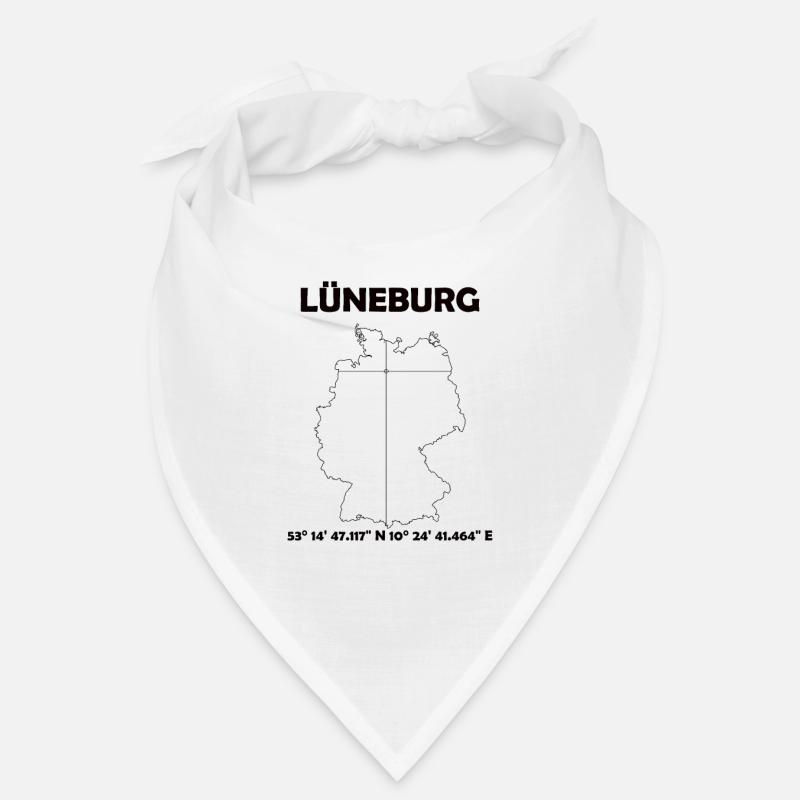 Lüneburg Map Bandana