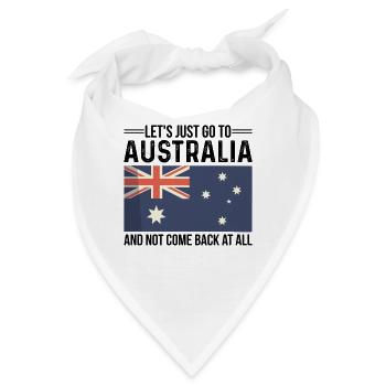 Australien Australier Australienurlaub Australien - Bandana - Weiß - Vorne