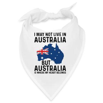 Australien Australier Australienurlaub Australien - Bandana - Weiß - Vorne