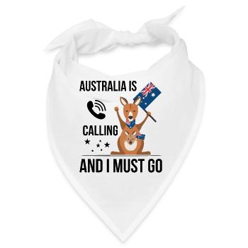 Australien Australier Australienurlaub Australien - Bandana - Weiß - Vorne
