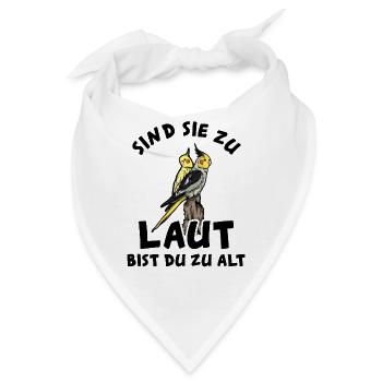 Nymphensittich - Bandana - Weiß - Vorne