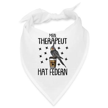 Nymphensittich - Bandana - Weiß - Vorne